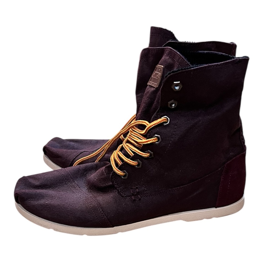 TOMS "Paseo" High-Tops Chukka Maroon SZ 11 - Picture 6 of 9